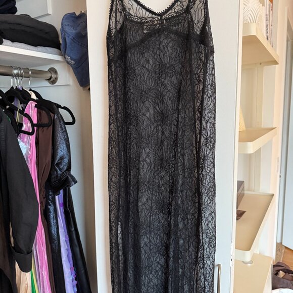 ZADIG & VOLTAIRE Ryzig Sheer-lace Slip Dress In Black - Picture 6 of 6